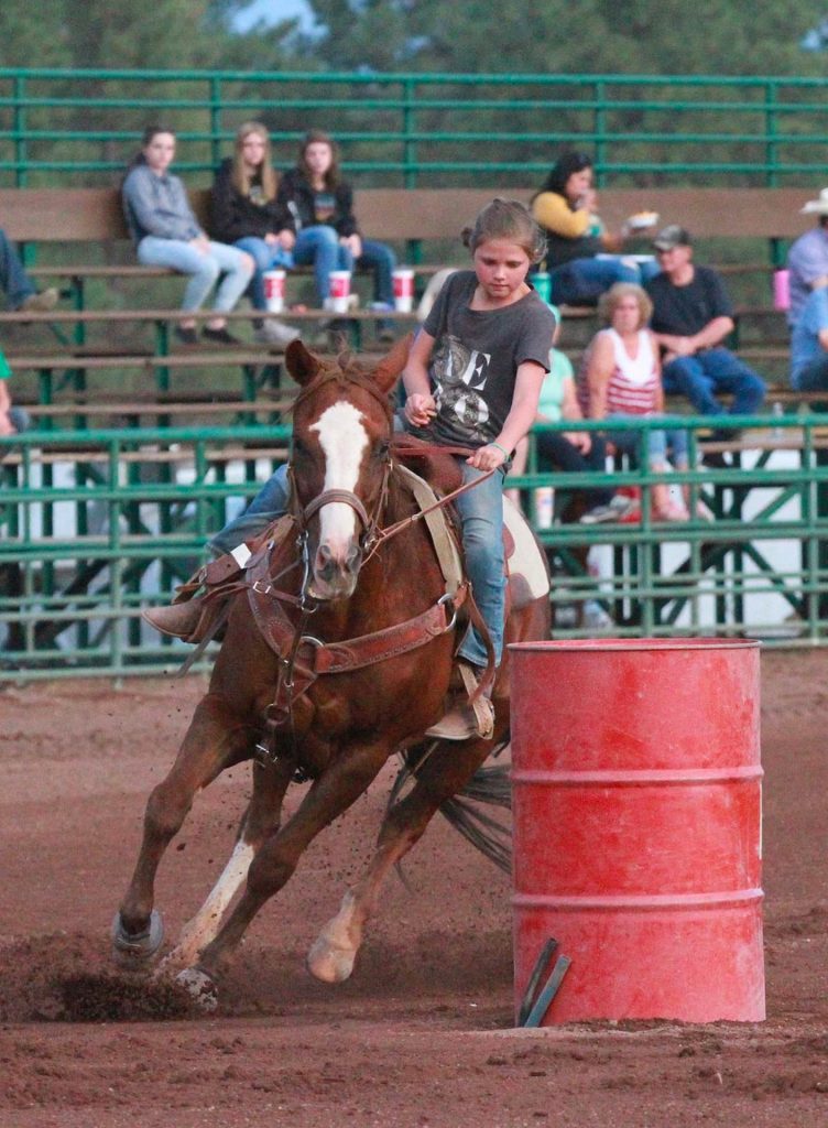 Barrel-racing